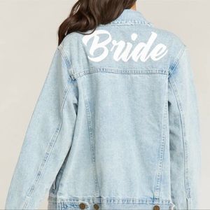 Show Me Your Mumu BRIDE Denim Jacket Light Wash M